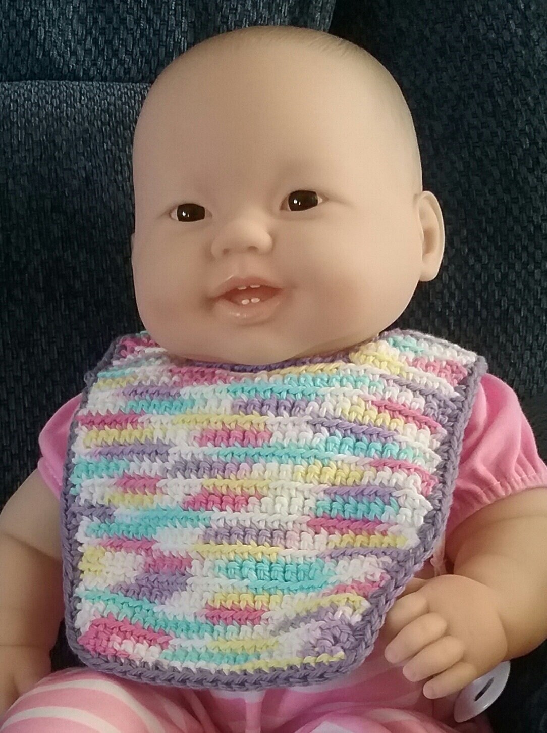 Cotton Baby Biball Natural Cotton Bibcrochet Newborn Bibcotton Candy