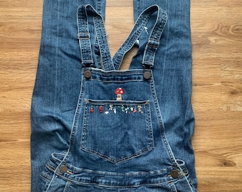 Mushroom Pocket Overalls