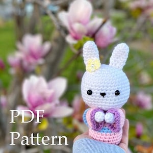 Crochet Pattern Amigurumi Usako the Wishing Bunny, Crochet Pattern Amigurumi Bunny, Crochet Pattern Amigurumi Rabbit, Bunny Plushie Pattern