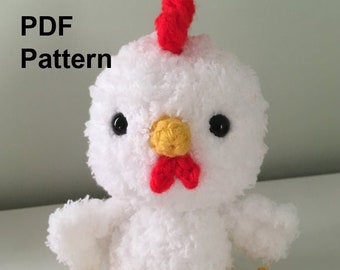 Crochet Pattern Rooster Amigurumi, Chicken Amigurumi Crochet Pattern, Chinese New Year Rooster Amigurumi Crochet Pattern