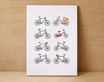 Retro Bicycle Limited Edition Print