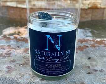 Candela di cristallo con messa a terra