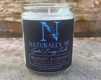 Prosperità e guida Candela di energia di cristallo