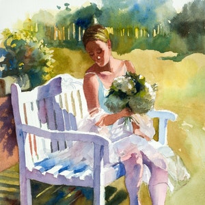Watercolor Paintings, Watercolor Painting, Watercolor Prints, Watercolor Print, Ballerina Watercolor Print, Ballet Dancer, Watercolor Art