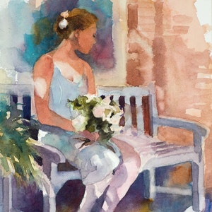 Watercolor Paintings, Watercolor Painting, Watercolor Prints, Watercolor Print, Ballerina Watercolor Print, Ballet Dancer, Watercolor Art
