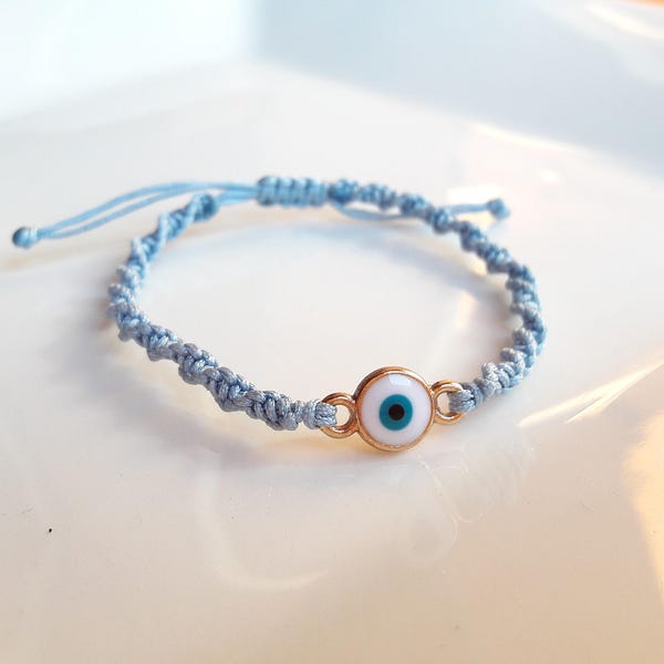 Tiny evil eye bracelet, baby, toddler, kids