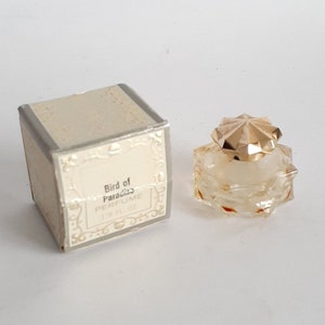 Avon Bird of Paradise Vintage Glass Colonge Bottle Original Box