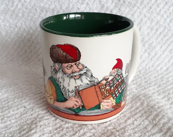 Letters To Santa Vintage Potpourri Press Christmas Mug Santa Elves Mail