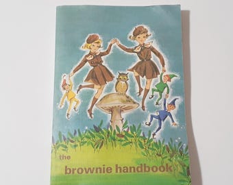 1977 Brownie Handbook Vintage Girl Guides Of Canada Sprites Brownies Guides
