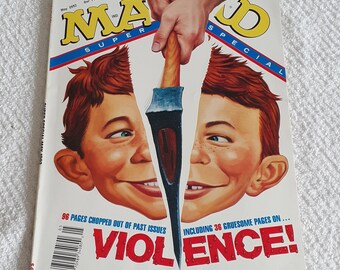 Revista de humor cómico MAD Super Special No 81 Edición Mayo 1992 Parodia