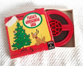 Vintage mm Super 8 Colour Movie Pluto's Christmas Tree Walt Disney Home Movies