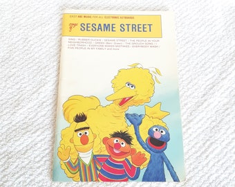 Sesame Street Electronic Keyboard Music Book Easy ABC Letter Music Songs