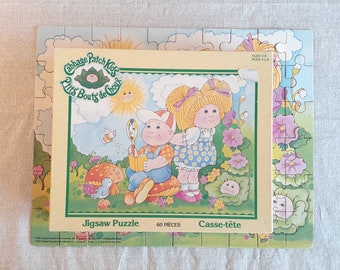 Cabbage Patch Kids Vintage Parker Personaje Puzzle Completo