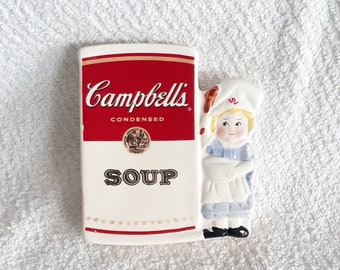 Campbell's Soup Spoon Rest Vintage Kitchen Decor Soup Kids