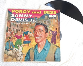Sammy Davis Porgy and Bess Vintage Vinyl Recording Carmen McRae Musical