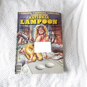 1986 Humor Comic Vintage Magazine National Lampoon August Issue