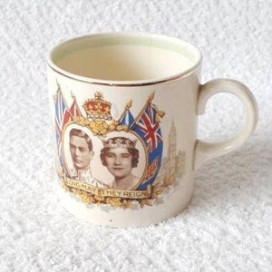 Royal Commemorative Cup King George VI Queen Elizabeth 1939 Visit To North America