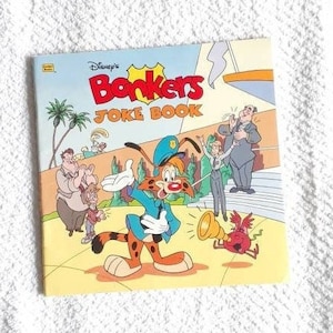Bonkers Joke Book Vintage Disney Softcover Golden