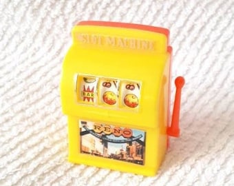 Mini RENO Slot Machine Vintage Souvenir One Arm Bandit