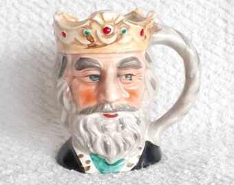 Vintage Toby Mug King Marked Foreign Vintage Ceramics