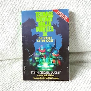 Paperback The Secret Of The Ooze Teenage Mutant Ninja Turtles II 90s