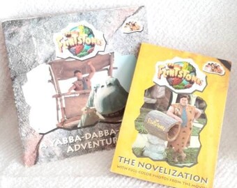 The Flintstones Novelization and Yabba Dabba Doo Adventures Vintage Book Pair