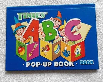 Pop-Up Book Tinies ABC Elves Gnomes Dean Vintage Books Alphabet