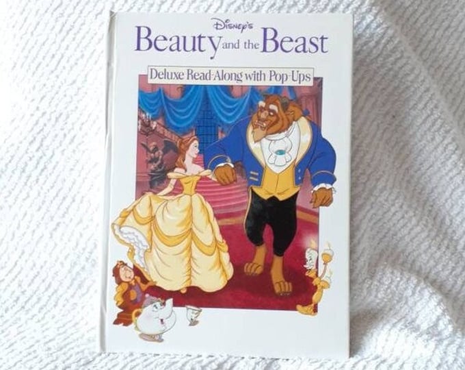 Pop-up Book Beauty and the Beast Deluxe Read Along Disney - Etsy Canada