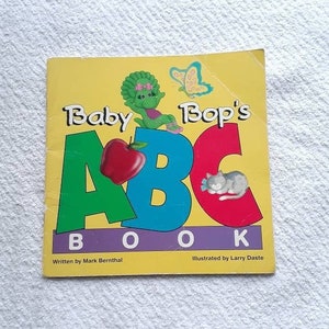 Baby Bop&#39;s ABC Book Vintage Barney Character Alphabet Letters