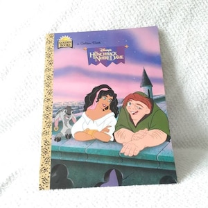 Softcover Storybook Hunchback of Notre Dame Golden  90s