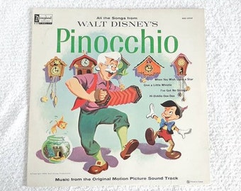 Record All The Songs From Disney's Pinocchio Original Soundtrack