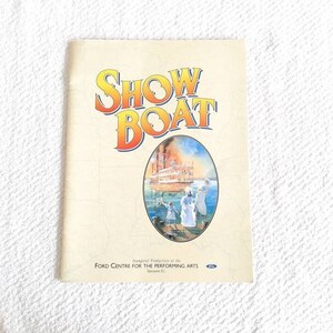 Vintage Playbill Showboat Musical Theatre Ford Centre Vancouver B.C.