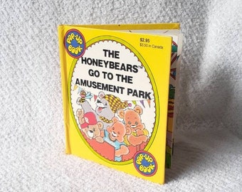 1984 The Honeybears Go To The Amusement Park Vintage Pop-Up-Book Retro Hardcover Children's Storybook R.C. Andrea Collectable