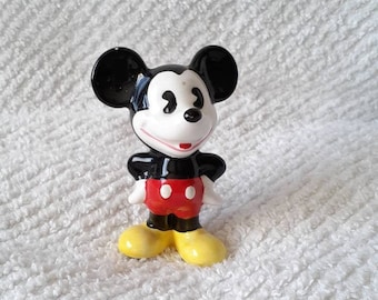 Mickey Mouse VTG Keramische Fiqurine Disney Souvenir