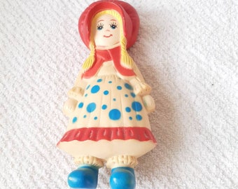 Squeaky Toy Lovely Prairie Girl Vintage