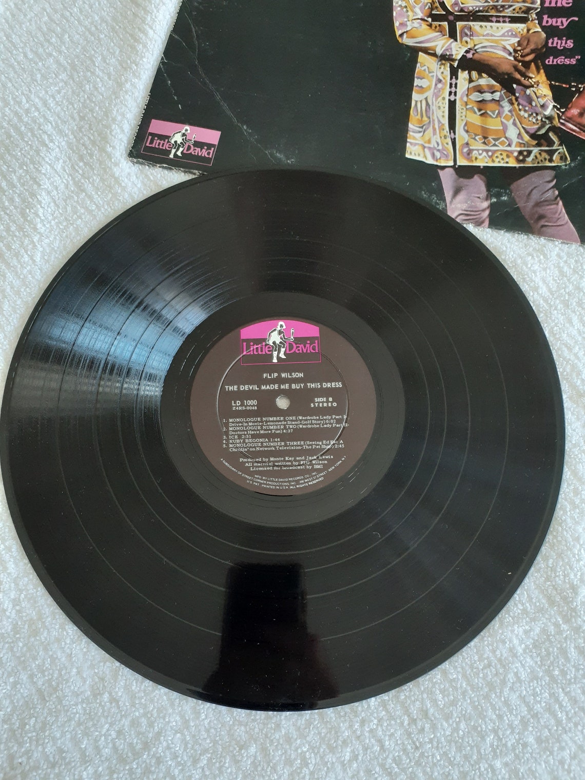 Flip Wilson The Devil Made Me Buy This Dress Vintage Vinyl Comedy Album 60's Humor Record LP, photo 4 of 5