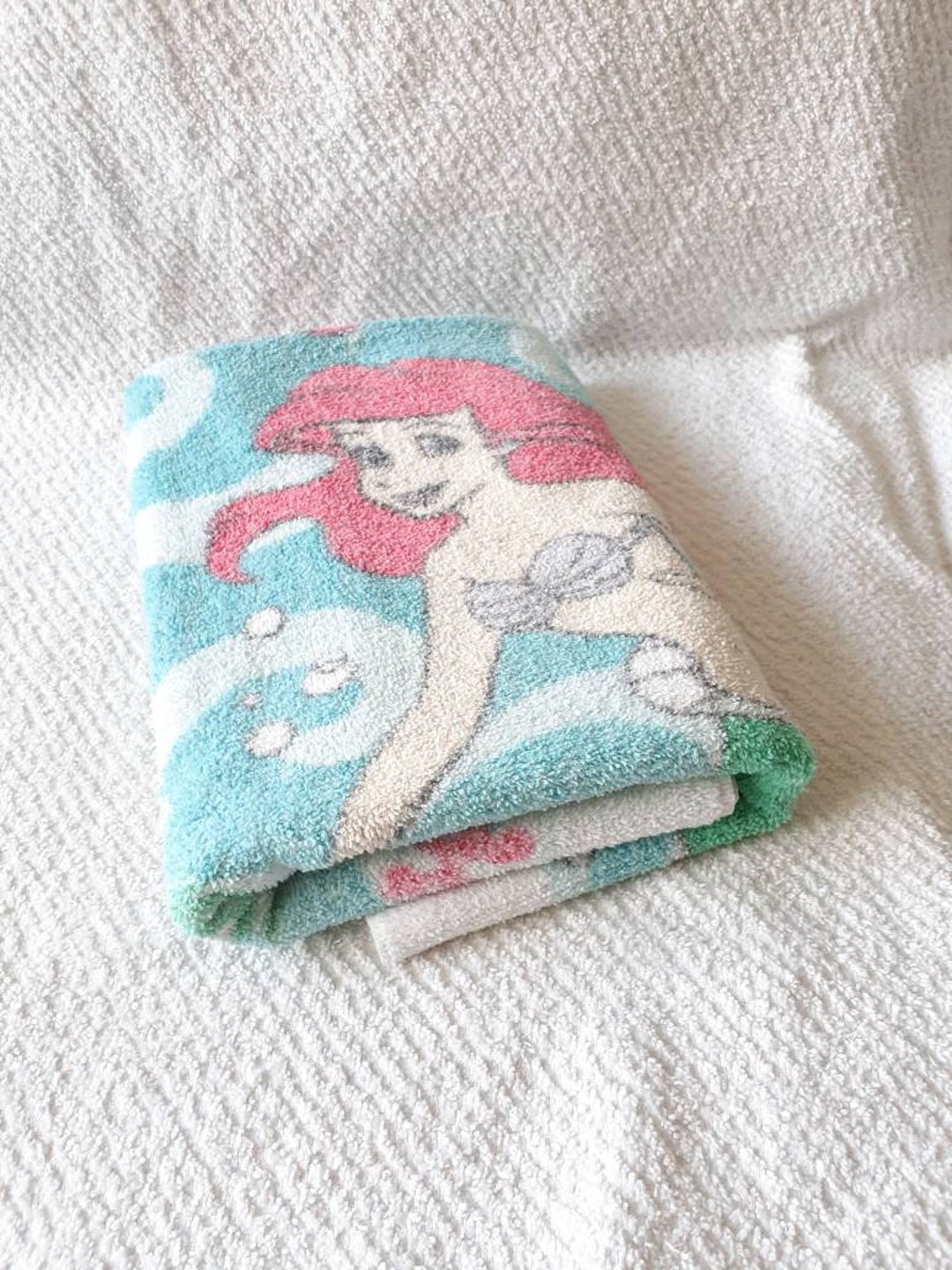The Little Mermaid Hand Towel Vintage Disney 90s Etsy