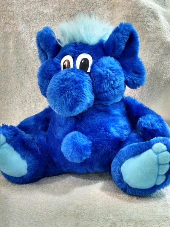 blue plush