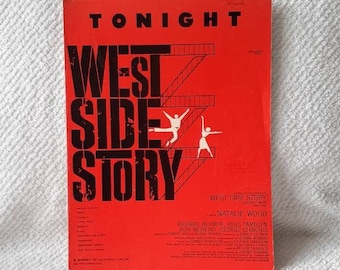 Sheet Music West Side Story Tonight Leonard Bernstein