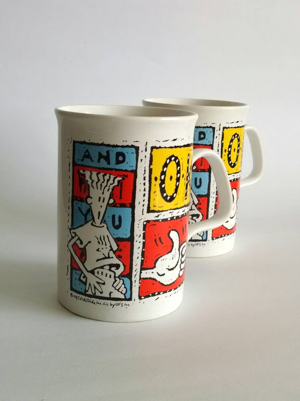 Mug Fido Dido - Message Humour "L'Humanité Aurait Besoin D'une Bonne Terre Happy", 325 Ml, Neuf