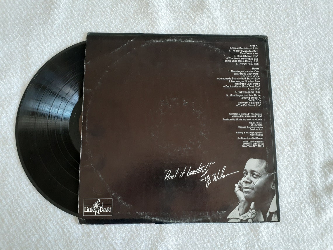 Flip Wilson The Devil Made Me Buy This Dress Vintage Vinyl Comedy Album 60's Humor Record LP, photo 3 of 5