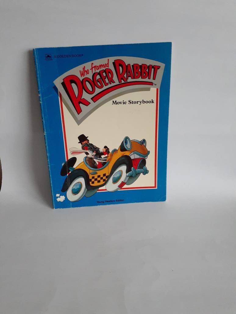 Download Who Framed Roger Rabbit Movie Storybook 80s Motion Picture Etsy