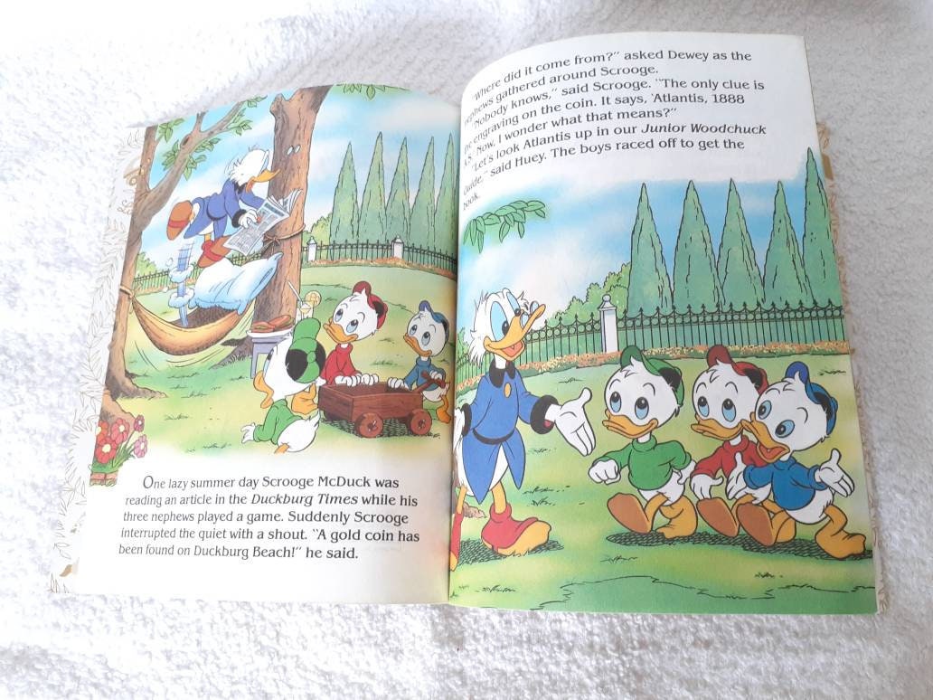 DuckTales The Secret City Under The Sea Little Golden Book