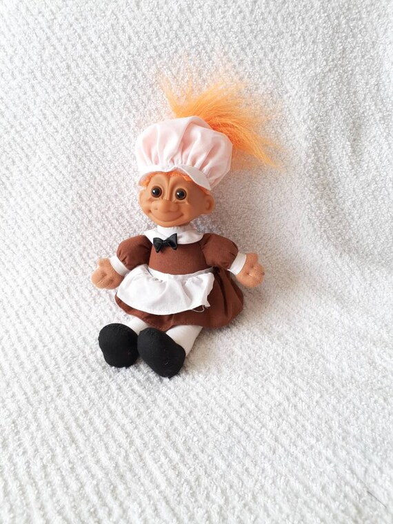 Large Troll Doll Russ Berrie Soft Body Thanksgiving Holiday