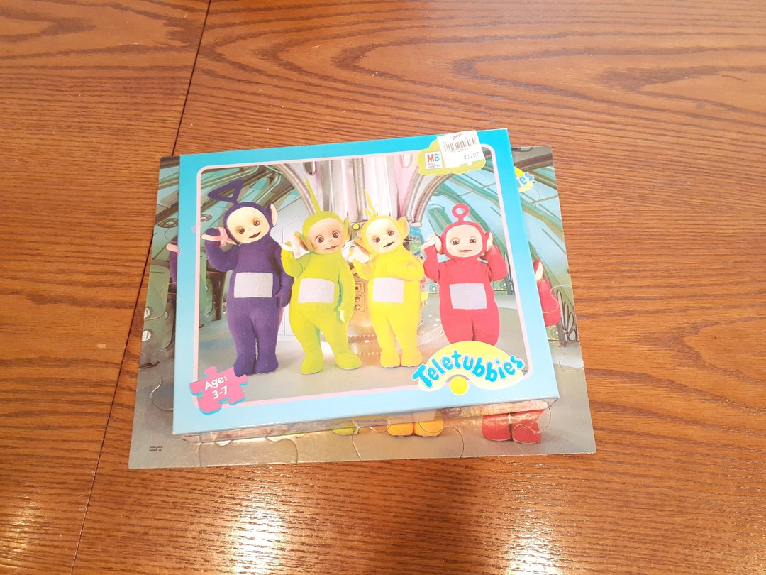 Teletubbies Jigsaw Puzzle Vintage Milton Bradley Complete Etsy
