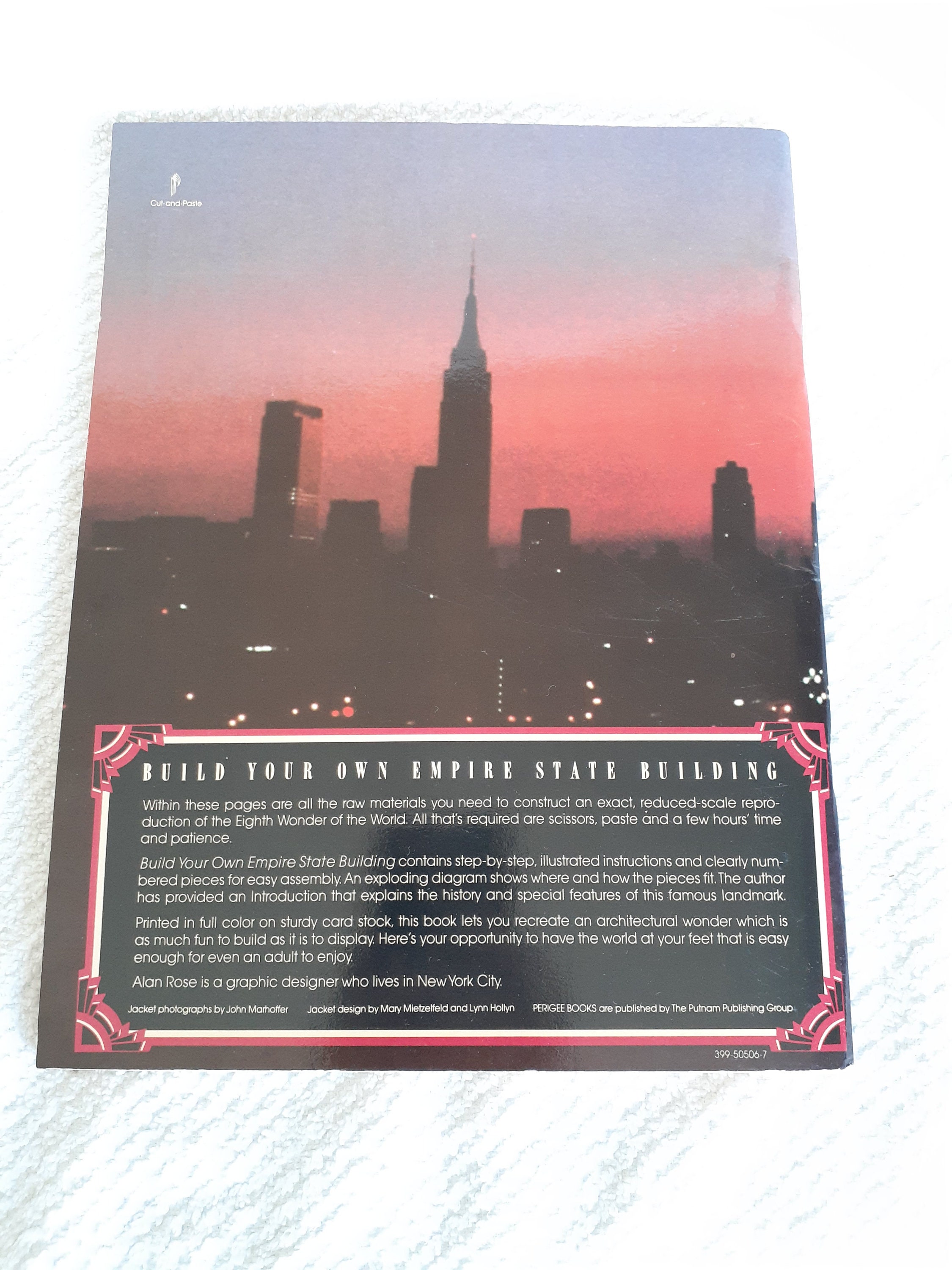 Empire State Building Build Your Own Vintage Paper Cut Out Book - Etsy