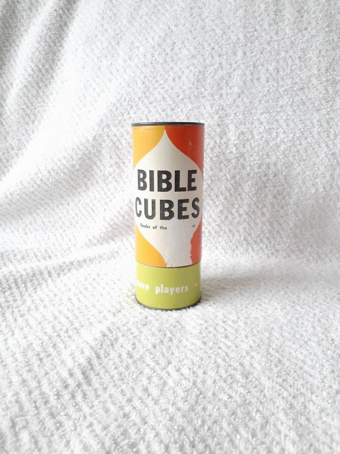 Bible Cube Vintage Dice Game Books of the Bible Etsy