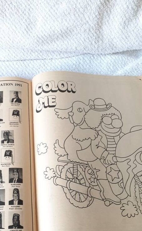 Vintage Coloring Book The Shrine Circus 90s Activity Books | Etsy