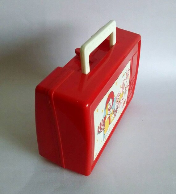 VTG Collectable Lunchbox RARE Ronald Mcdonald Character 80s