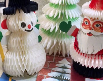 Vintage Honeycomb Tissue Decorative Lot